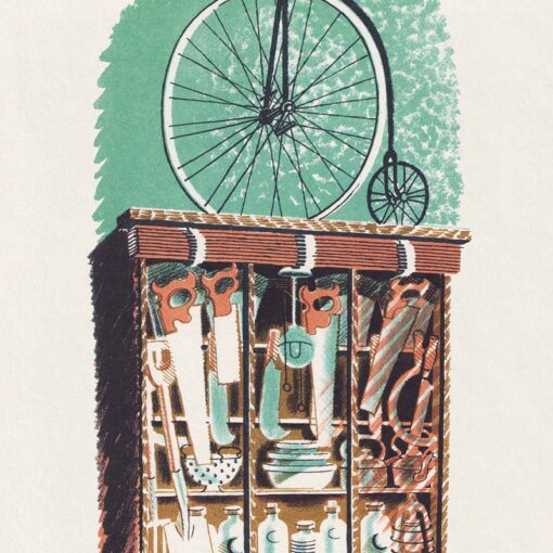 ‘Hardware’, Eric Ravilious, colour lithograph, 1938.
