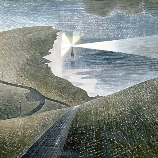 Eric Ravilious, ‘Beachy Head’, watercolour, 1939.