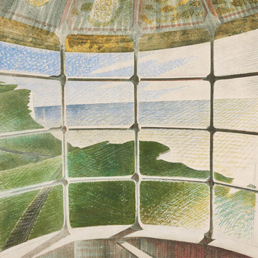 Eric Ravilious, ‘Beachy Head Lighthouse (Belle Tout)’ watercolour and pencil on paper, 1939.