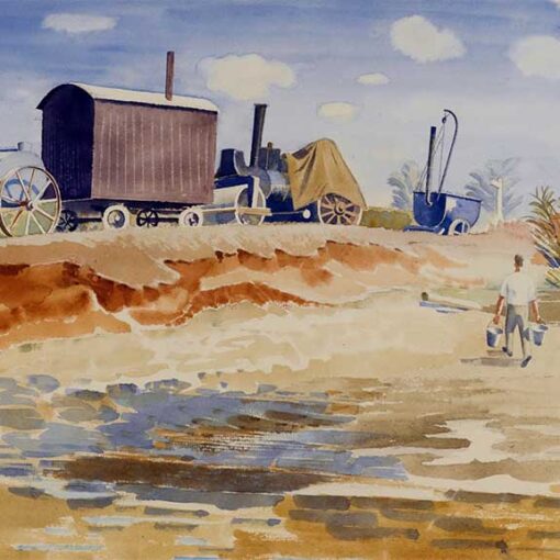 Eric Ravilious 'Drought', watercolour, 1933.