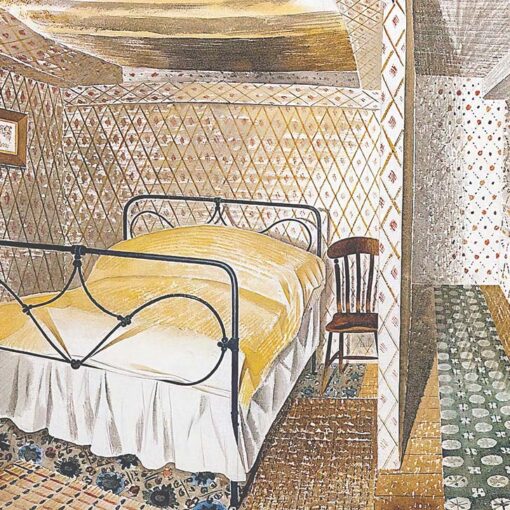 Eric Ravilious ‘A Farmhouse Bedroom’ Greetings Card.