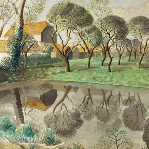 Eric Ravilious ‘Newt Pond’ Greetings Card.