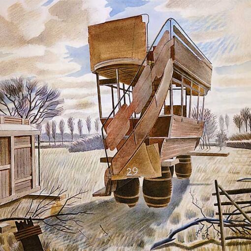 Eric Ravilious: ‘No.29 Bus’, watercolour, 1934.
