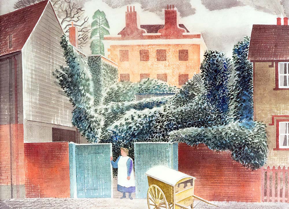 The Eric Ravilious ‘The Vicarage’ Greetings Card.
