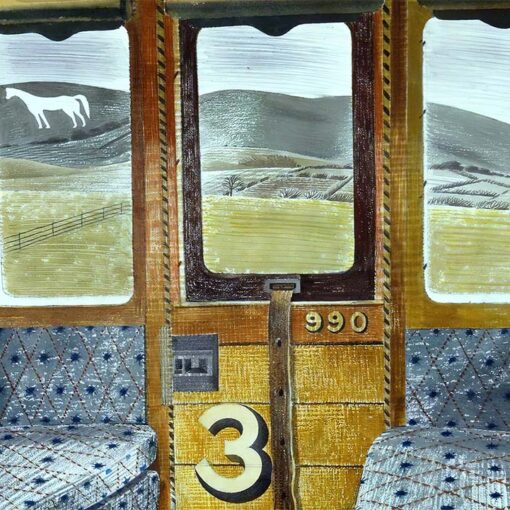 Eric Ravilious, ‘Train Landscape’, watercolour, 1939