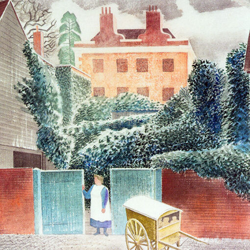 Eric Ravilious ‘The Vicarage’, watercolour, 1935.