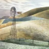 Eric Ravilious 'Windmill' Greetings Card.