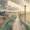 Eric Ravilious ‘Wiltshire Landscape’ Greetings Card.
