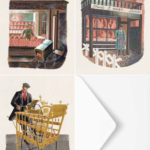 The Eric Ravilious High Street Greetings Card Collection (No. 3).