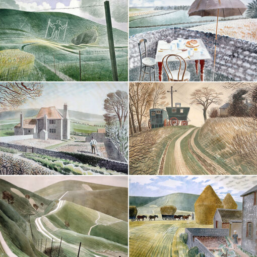 Eric Ravilious: Download Man Postcard Collection Part 1.