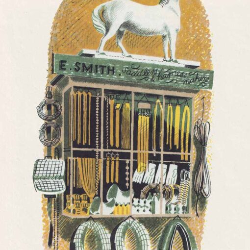 Eric Ravilious ‘Saddler and Harness Maker’ Greetings Card.