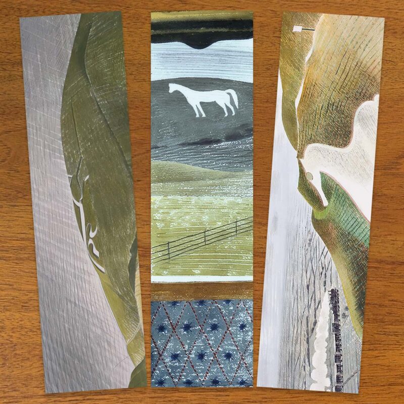 Eric Ravilious Shopping The Eric Ravilious ‘White Horses’ Bookmark Collection. - Eric Ravilious Art