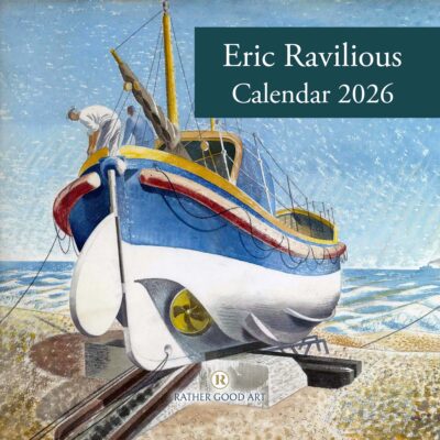 Eric Ravilious Calendar 2026 - Cover image.