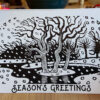 Eric Ravilious Christmas Cards: 'December'.