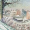 Eric Ravilious Christmas Cards: 'Vicarage in Winter'.