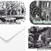 The Eric Ravilious Christmas Cards: Wood Engraving Collection (6 cards).